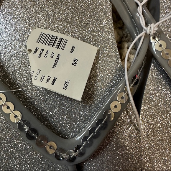 Gray flip-flops New! - Picture 2 of 3